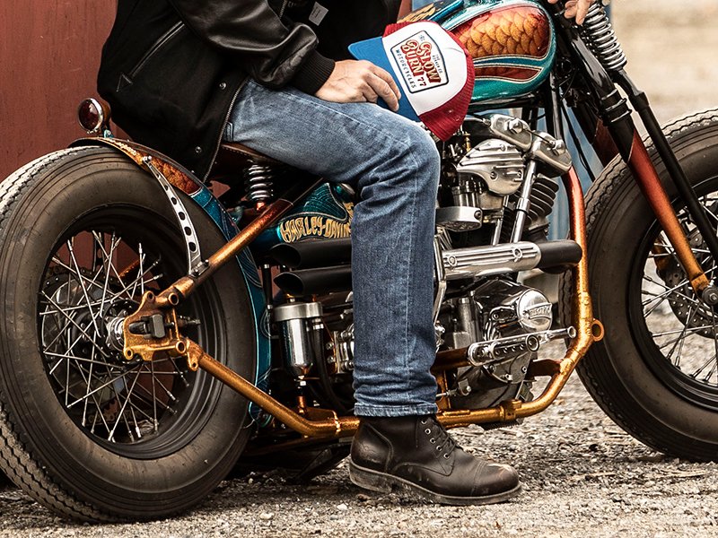 Single-layer motorcycle jean lifestyle